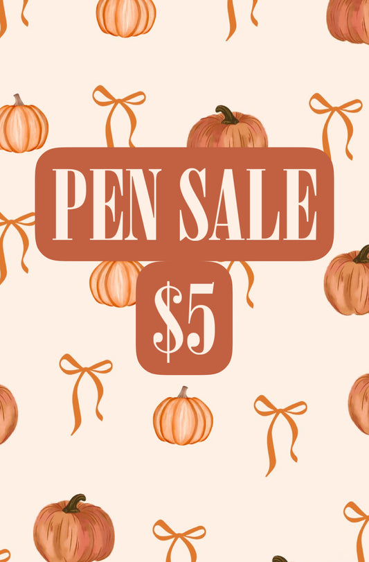 Pen Sale $3.75