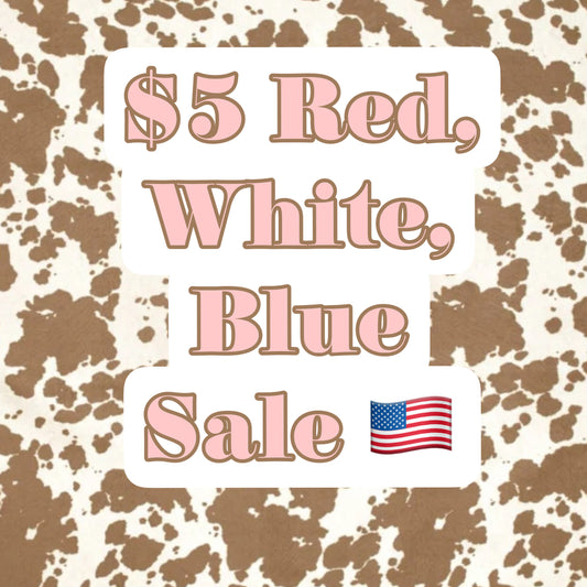 $5 Red,White, and Blue Pen Sale