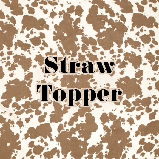 Straw Topper